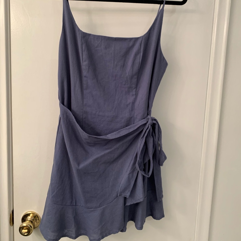Blue Wrap Dress